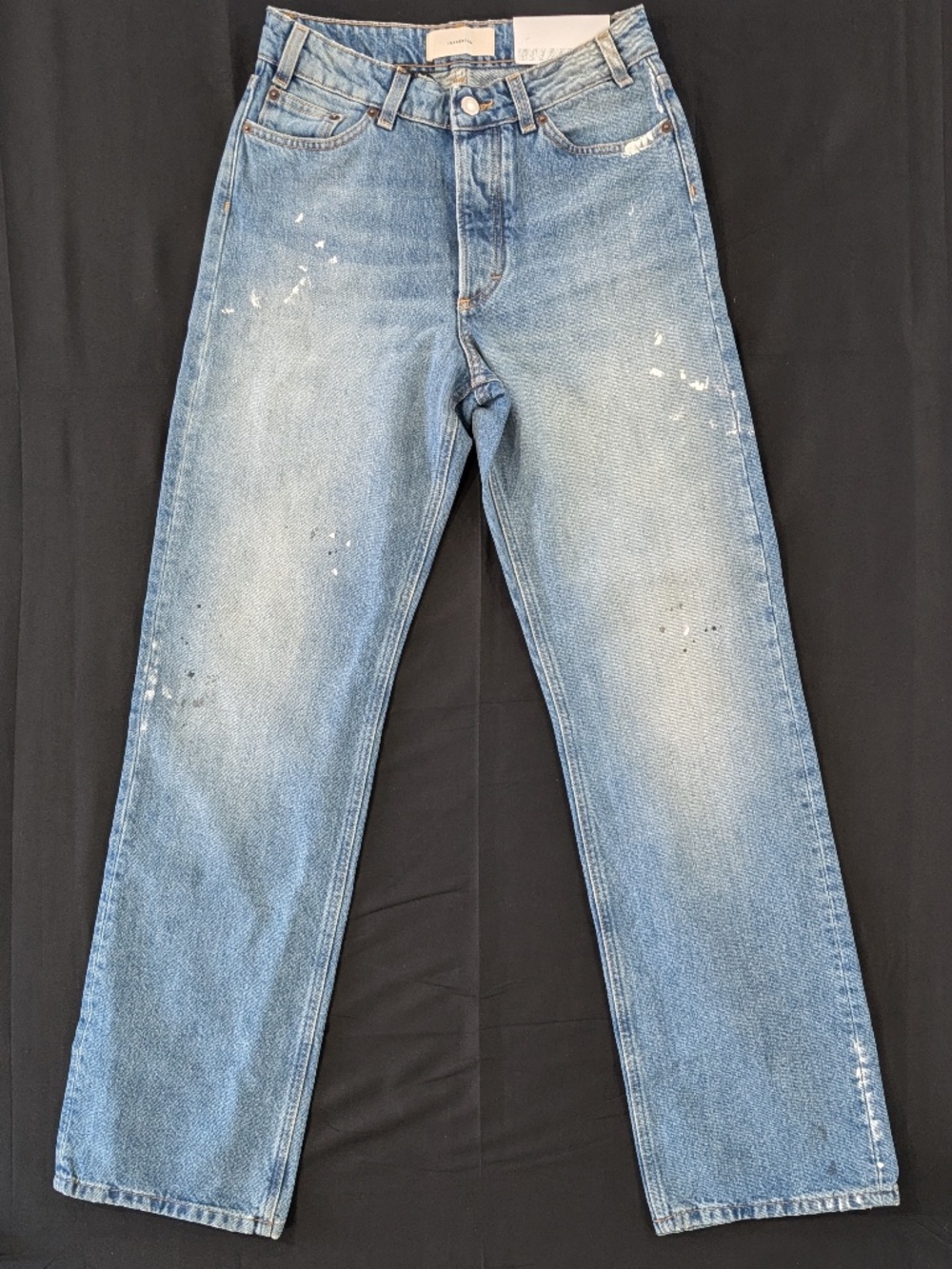 Jeanerica Womens Jeans Virgo Light Fresco Pollock Size 25x32 Mid Waist Straight